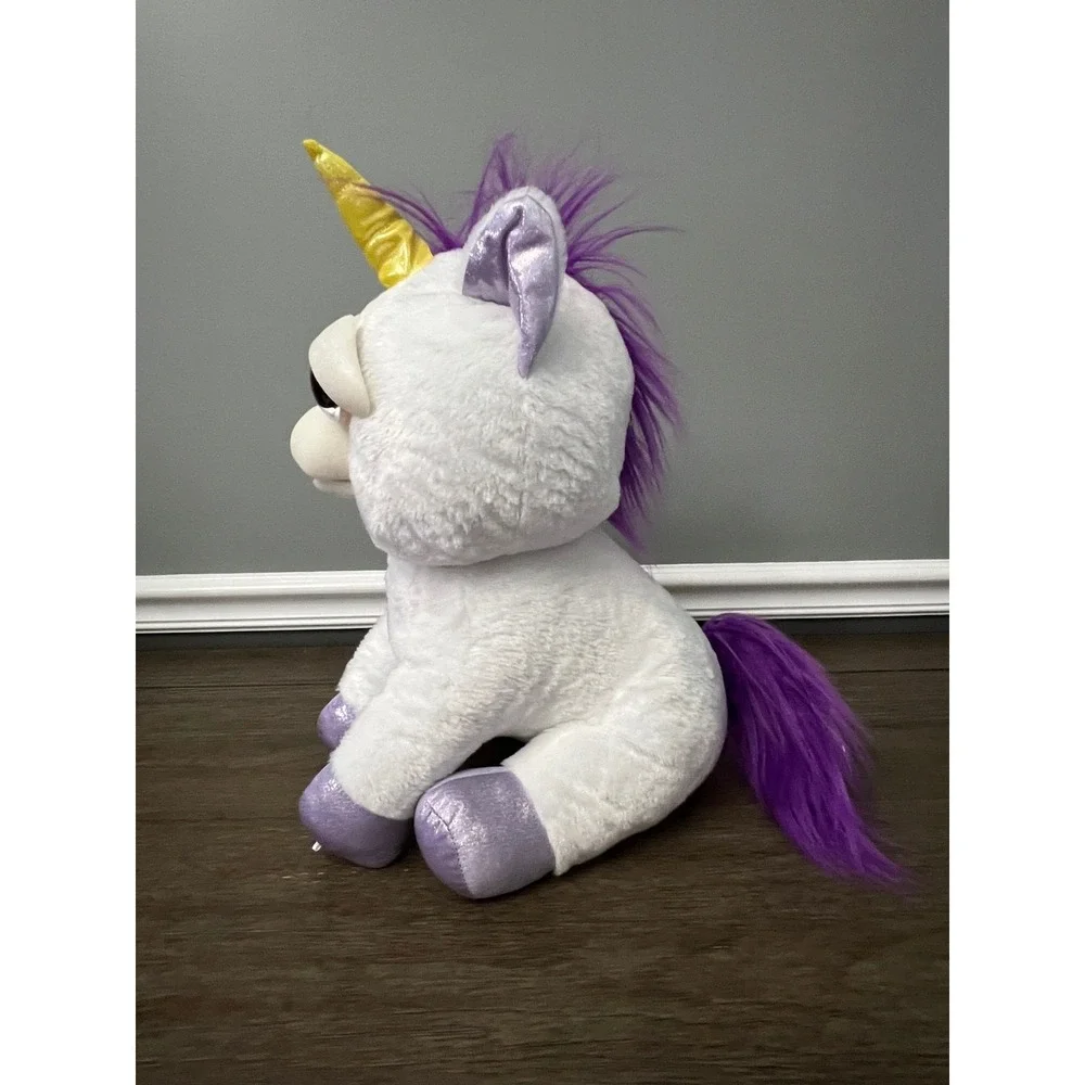Feisty Pets Glenda Glitterpoop the Unicorn with Different Colored Eyes Plush
